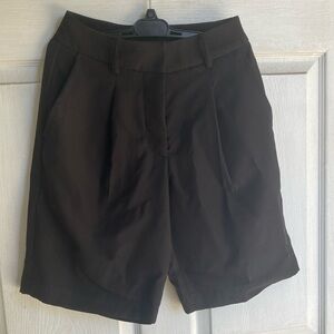 Forever 21 Black Bermuda Shorts Tailored Formal